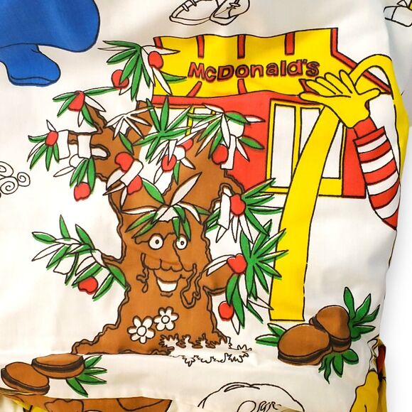 RARE Vtg 70s McDonaldland Duvet Cover & Comforter Fry Kids Captain Crook READ - Picture 10 of 14